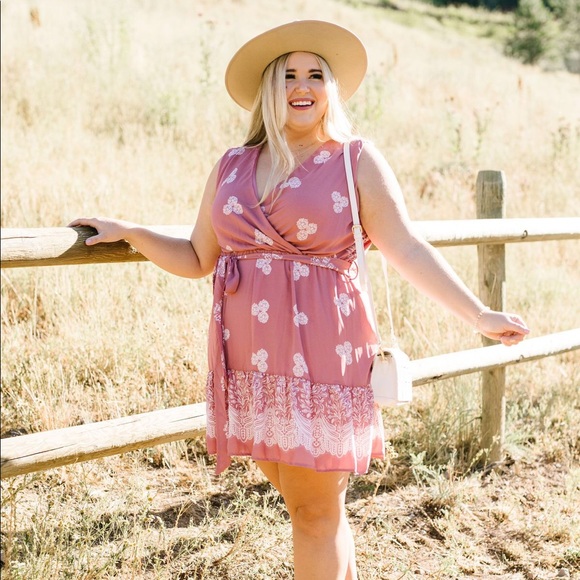 ⚡️LAST ONE⚡️TRIPLE THREAT MINI DRESS IN MAUVE - Picture 5 of 16